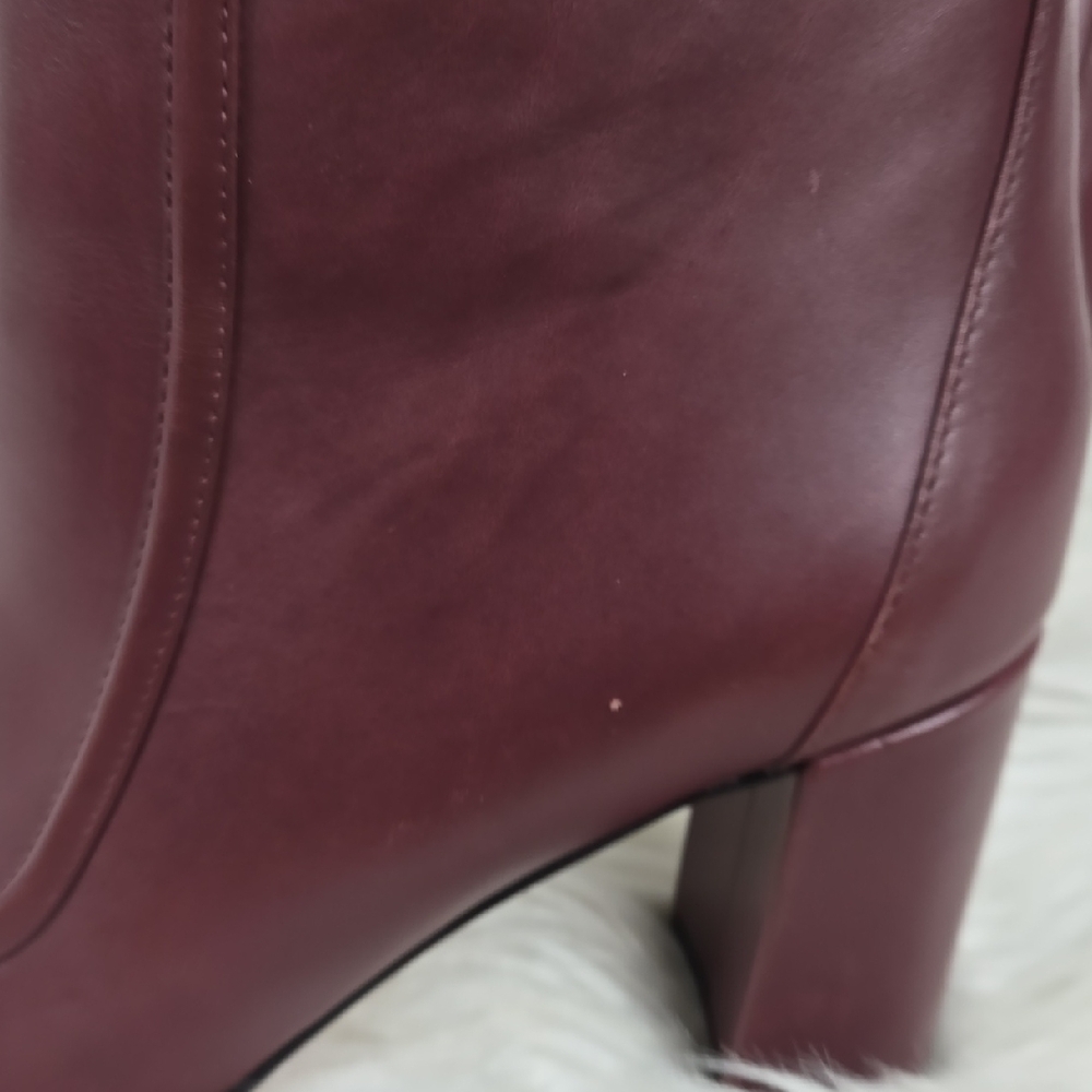 J. Crew Brown Ankle Boots with Chunky Heel - Picture 7 of 8